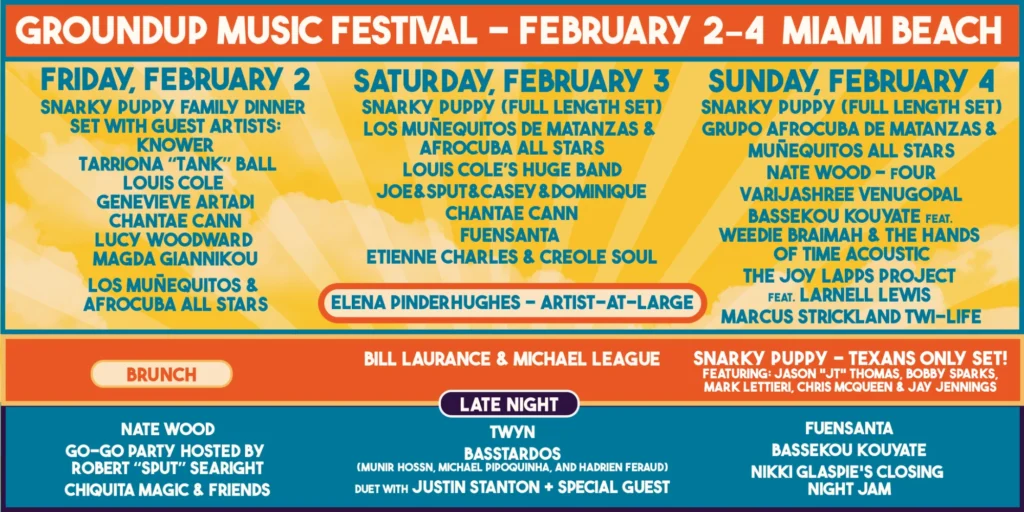 groundup music festival banner